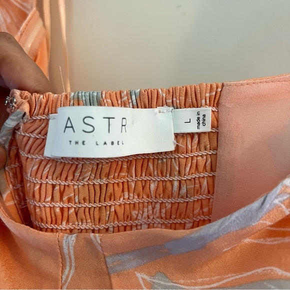 ASTR the label Women's Long Sleeve Windsor Mini Dress Size L - Picture 6 of 16